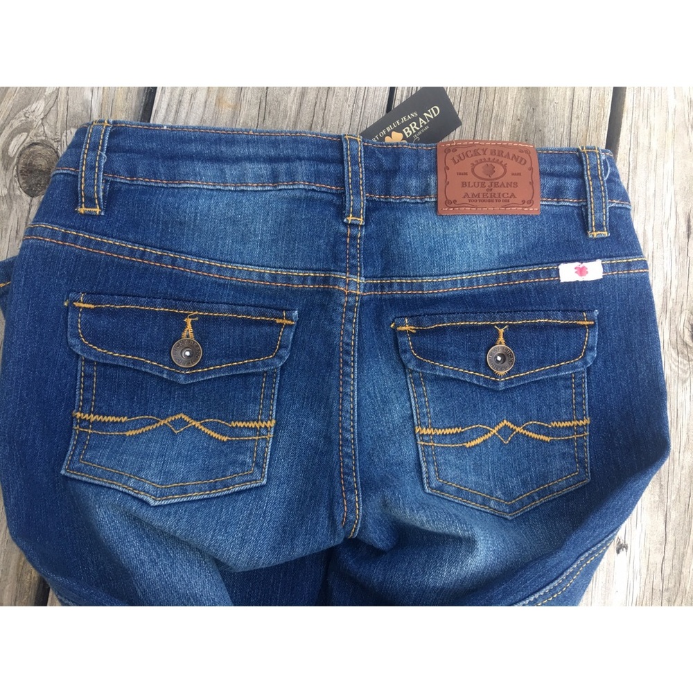Girls size 12 flare Lucky brand jeans NWT - Picture 2 of 3